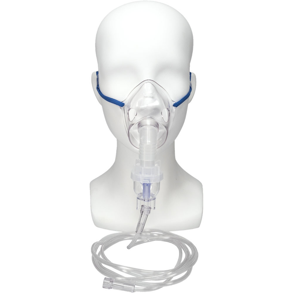 VixOne Nebulizer Kit — Pediatric Mask + 7 ft Tubing — 50/Case